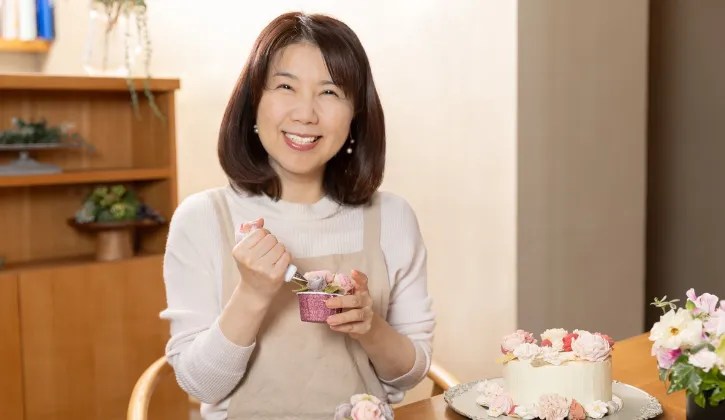 お花絞り上達トレーナー かめ子先生